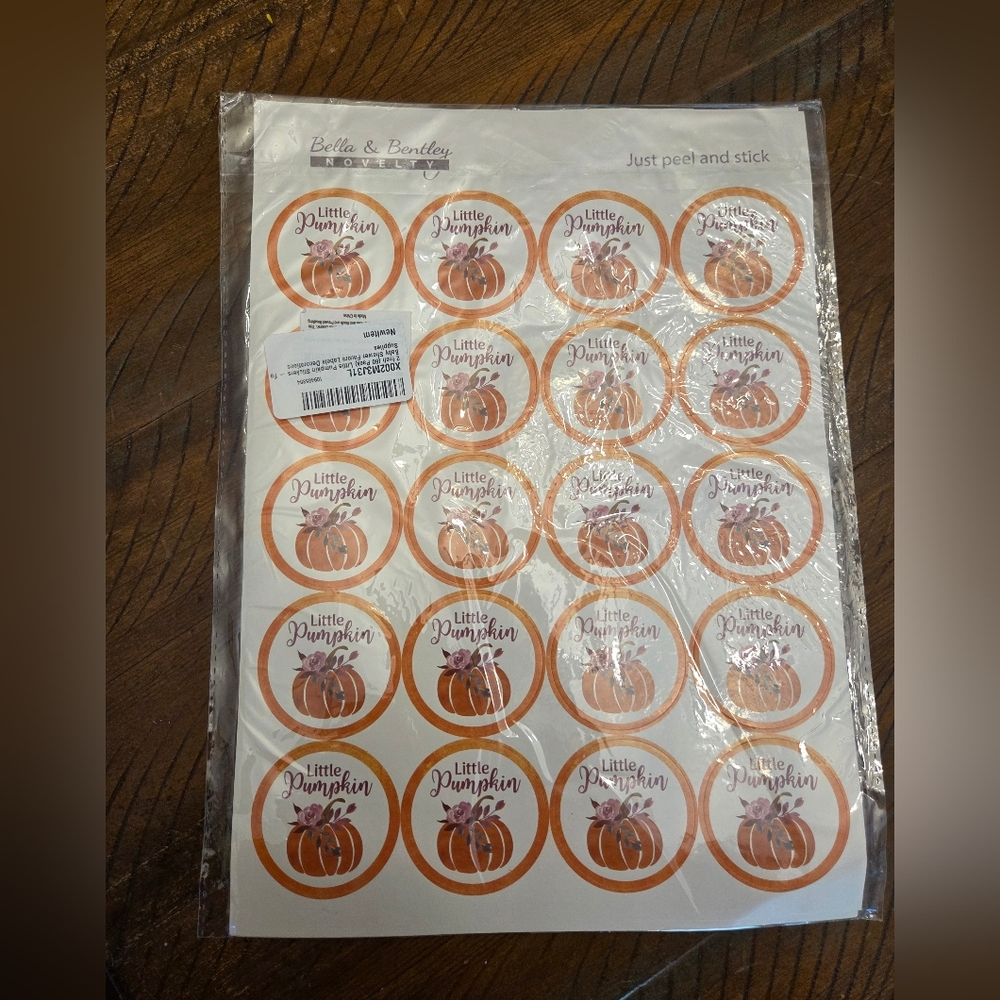 🎉5/$10 Little Pumpkin Stickers 40 Count